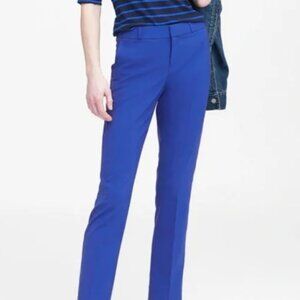 Banana Republic Ryan Slim Straight Washable Bi-Stretch Pant (Neon Cobalt)